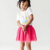 Play Little Sleepies Bottoms | Raspberry Pink Bamboo Viscose Lined Tutu Main Section