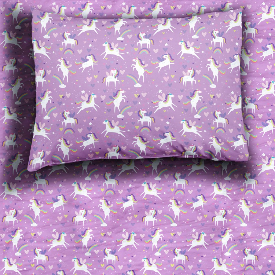 Sleep Little Sleepies Crib Sheets & Twin Sheets | Sienna'S Unicorns Twin Sheet Set Main Section