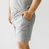 Adult Little Sleepies Men'S Pajamas | Heather Gray Men'S Pajama Shorts Main Section