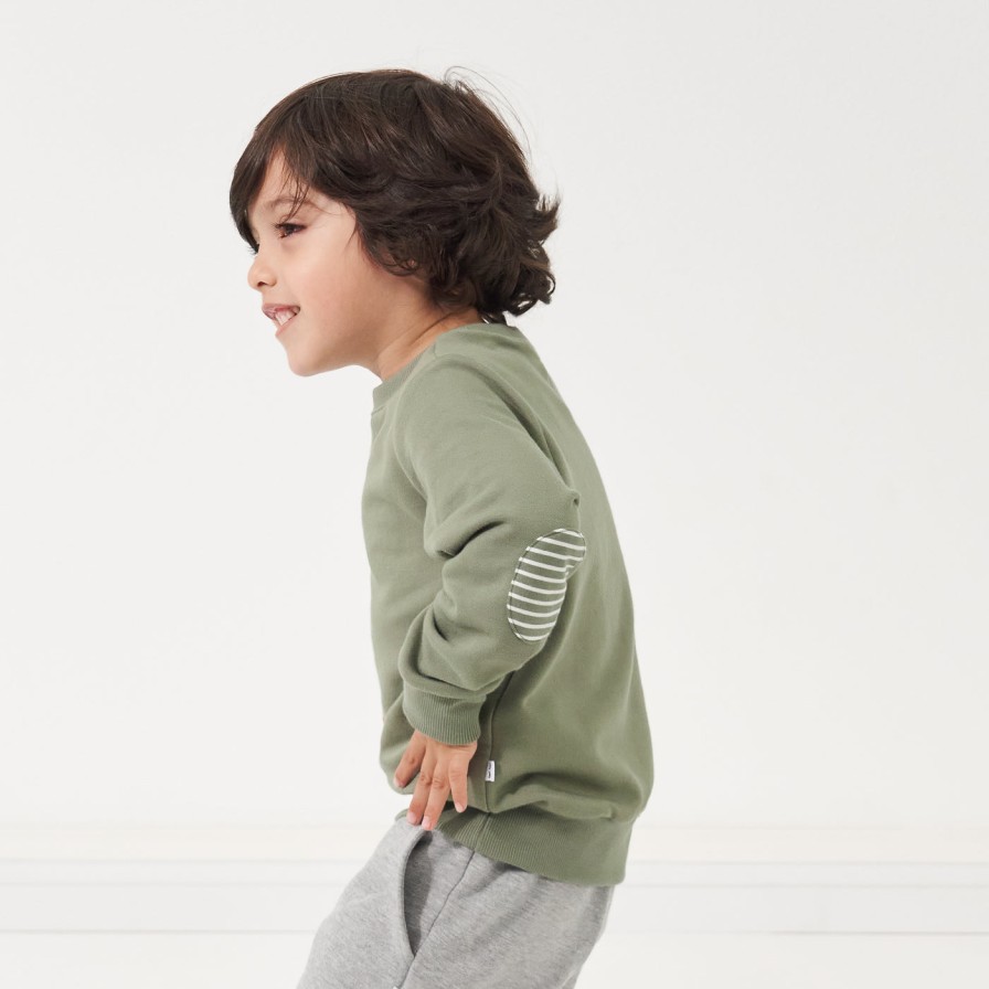 Play Little Sleepies Tops & Sweaters | Meet The Elbow Patch Crewneck