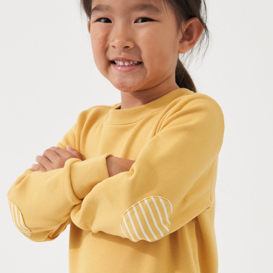 Play Little Sleepies Tops & Sweaters | Meet The Elbow Patch Crewneck