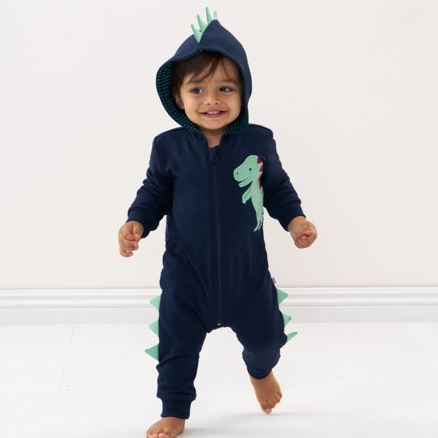 Play Little Sleepies Rompers & Overalls | Dinosaur Sweatsuit Romper Main Section