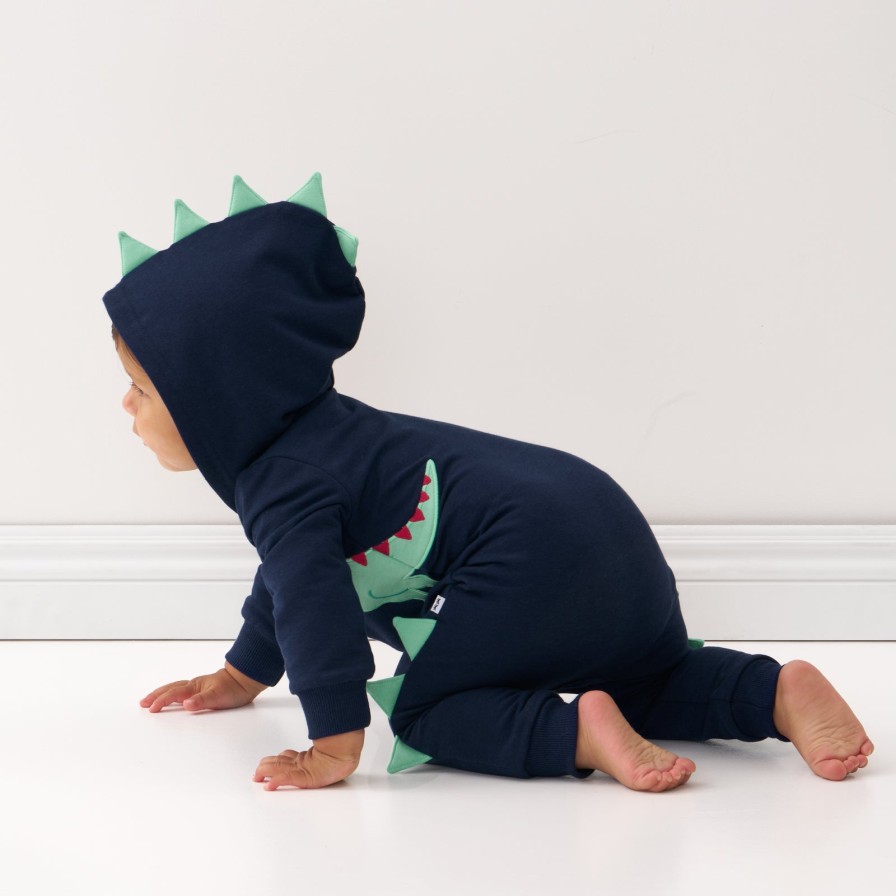 Play Little Sleepies Rompers & Overalls | Dinosaur Sweatsuit Romper Main Section