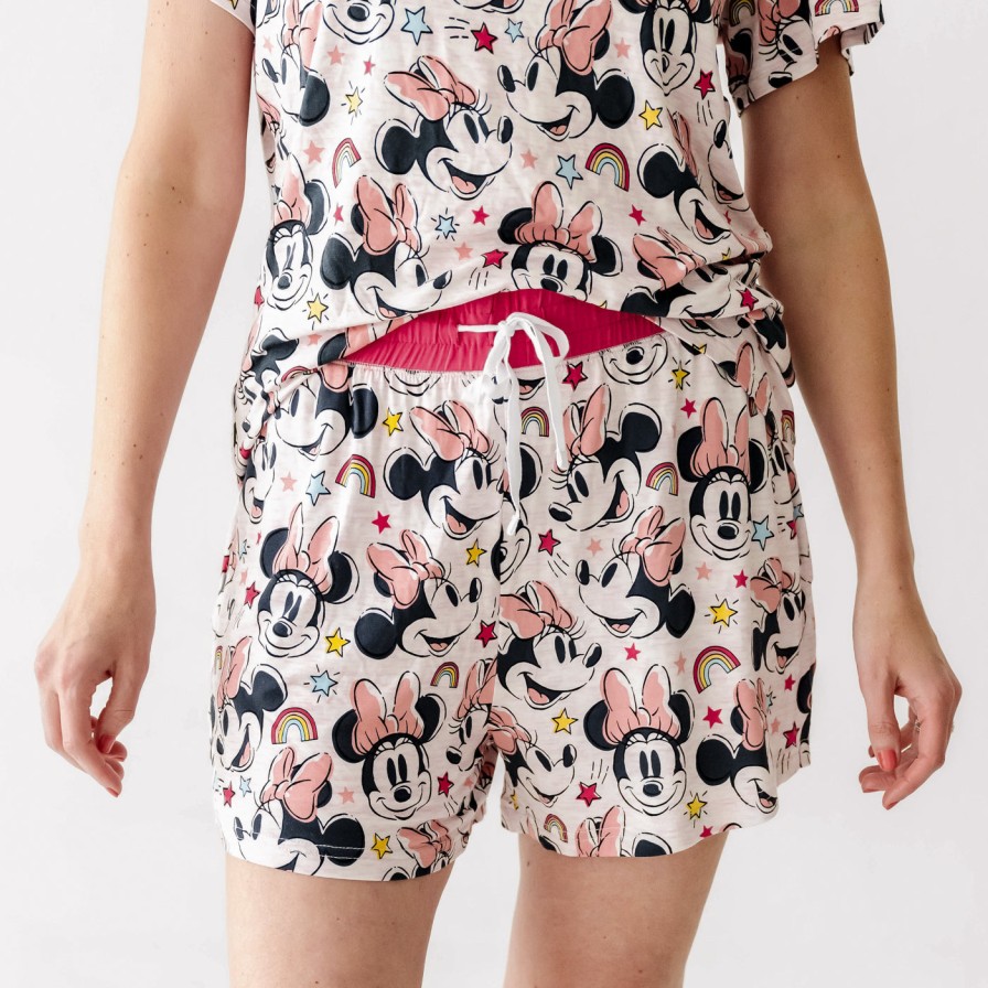 Adult Little Sleepies Women'S Pajamas | Disney Minnie Forever Women'S Pajama Shorts Main Section