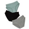 Play Little Sleepies Underwear | Stormy, Black, Heather Gray Girl'S Brief Underwear - 3 Pack Main Section Stormy Black & Heather Gray