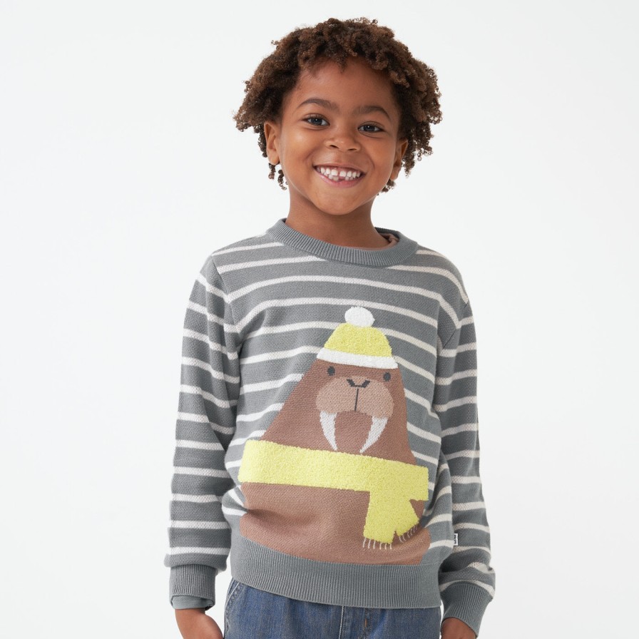 Play Little Sleepies Tops & Sweaters | Artic Animals Sweater Main Section