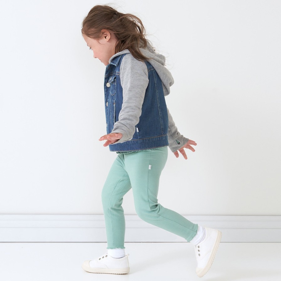 Play Little Sleepies Tops & Sweaters | Midwash Blue/ Gray Denim Jacket Main Section