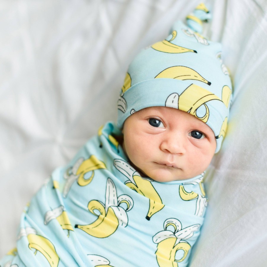 Sleep Little Sleepies Layette | Bananas Swaddle & Hat Set Main Section