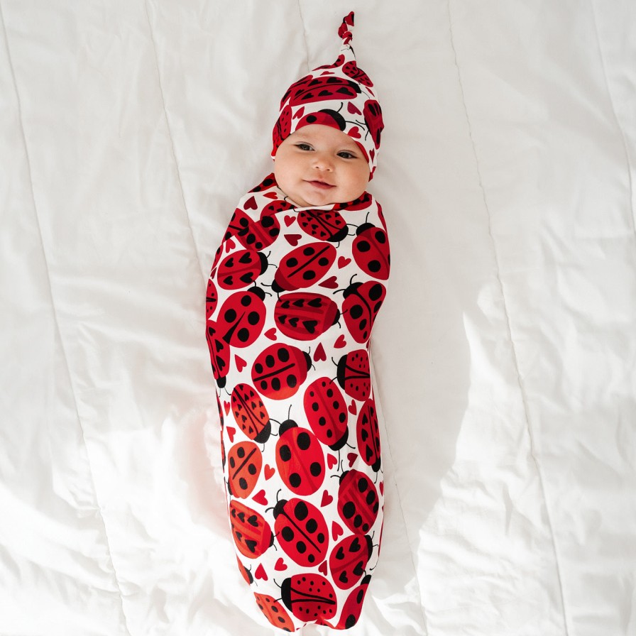 Sleep Little Sleepies Layette | Love Bug Swaddle & Hat Set Main Section