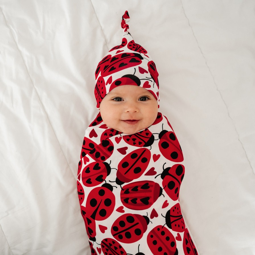 Sleep Little Sleepies Layette | Love Bug Swaddle & Hat Set Main Section