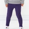 Play Little Sleepies Bottoms | Deep Amethyst Cozy Legging Main Section