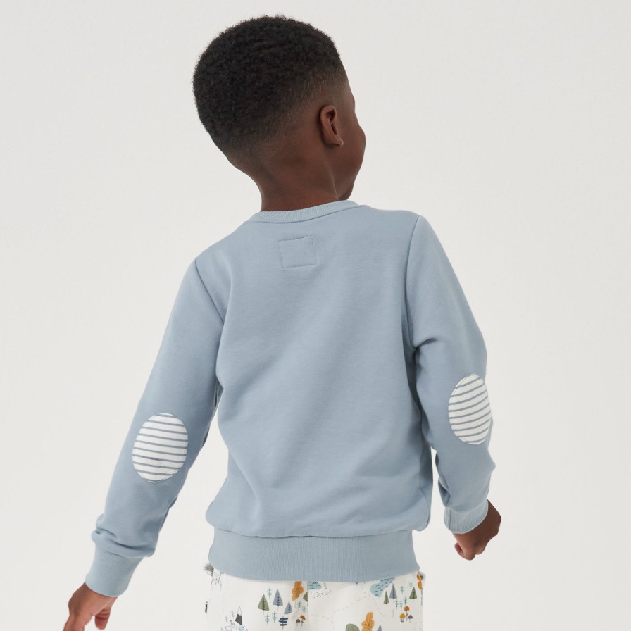 Play Little Sleepies Tops & Sweaters | Meet The Elbow Patch Crewneck