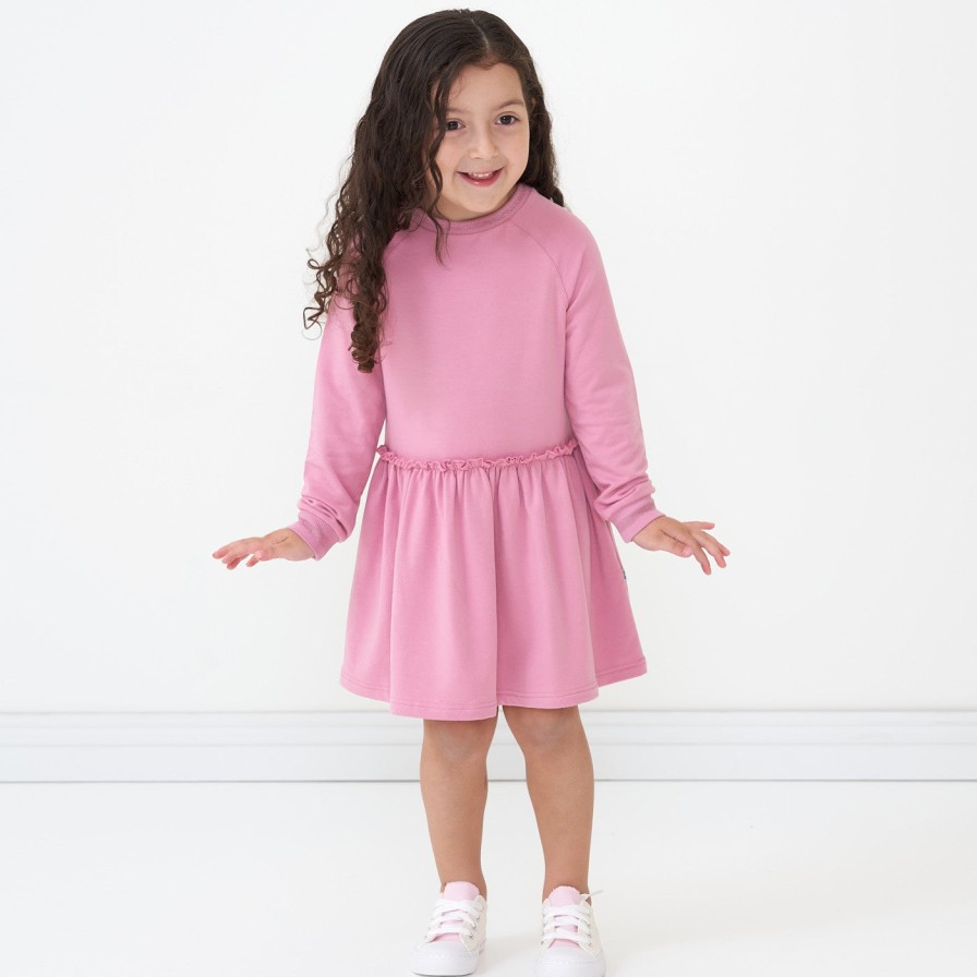 Play Little Sleepies Dresses | Garden Rose W/ Lurex Long Sleeve Drop Waist Dress Main Section