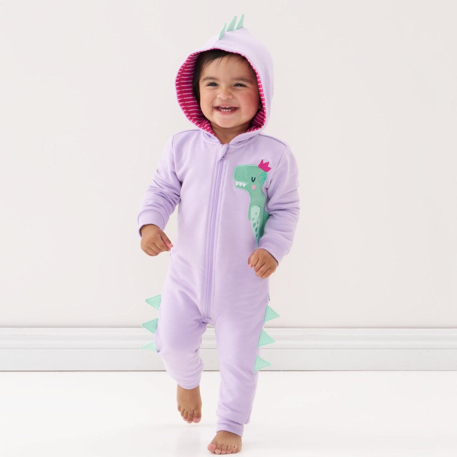 Play Little Sleepies Rompers & Overalls | Loveasaurus Sweatsuit Romper Main Section