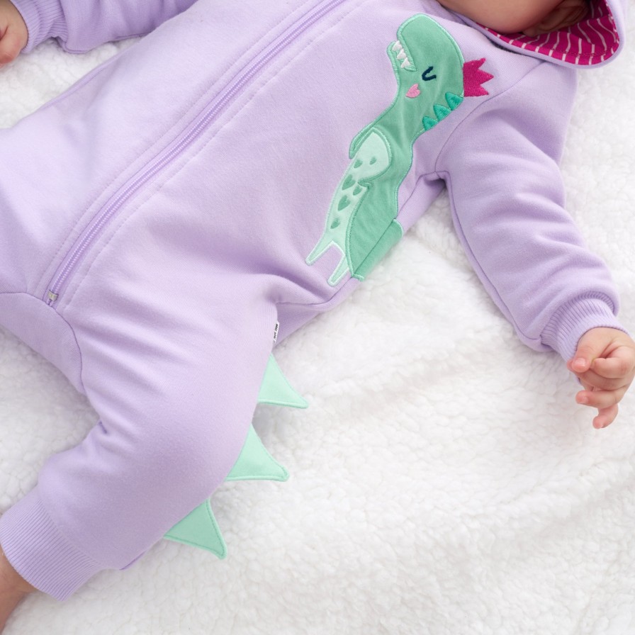 Play Little Sleepies Rompers & Overalls | Loveasaurus Sweatsuit Romper Main Section