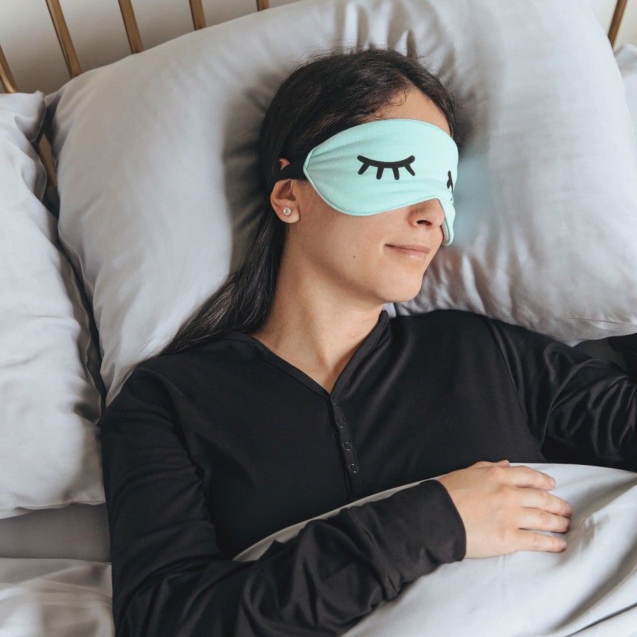 Adult Little Sleepies Sleepy Lifestyle | Adult Aquamarine Bamboo Sleep Mask Main Section