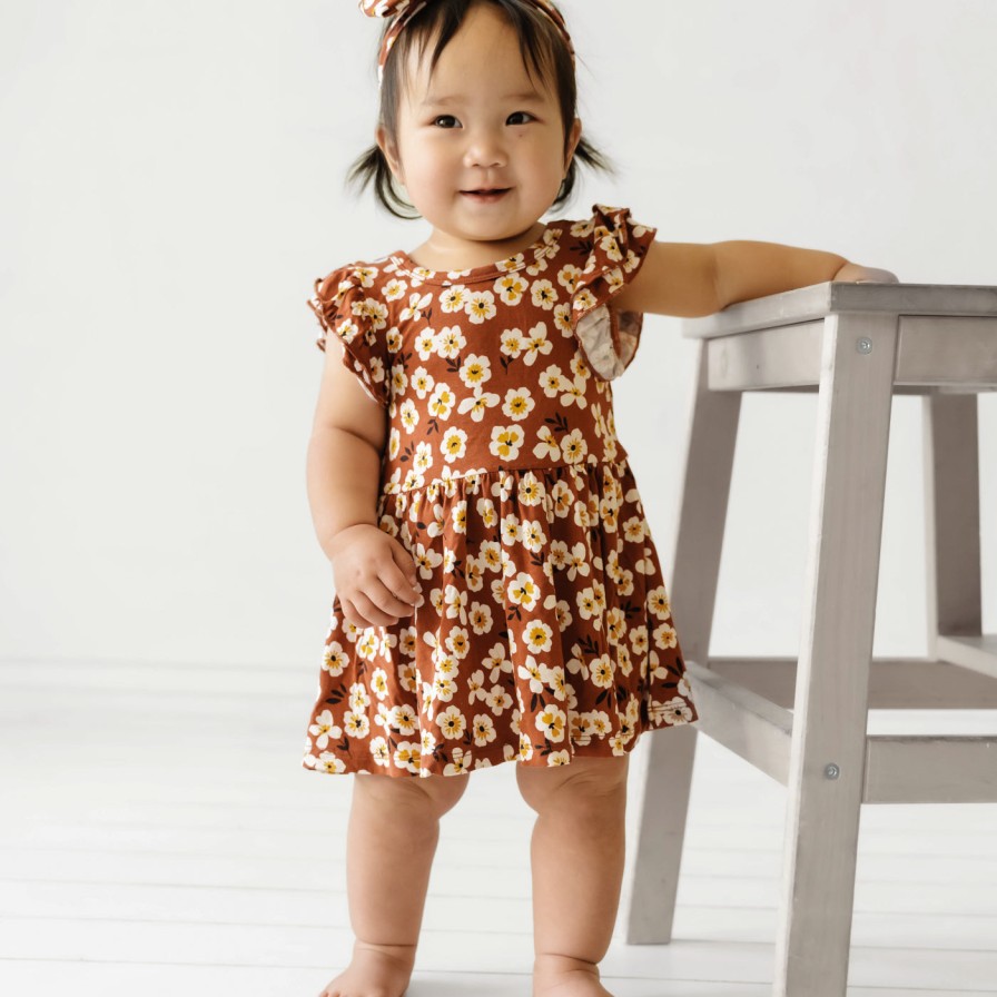 Play Little Sleepies Dresses | Meet The Flutter Twirl Dress With Bodysuit