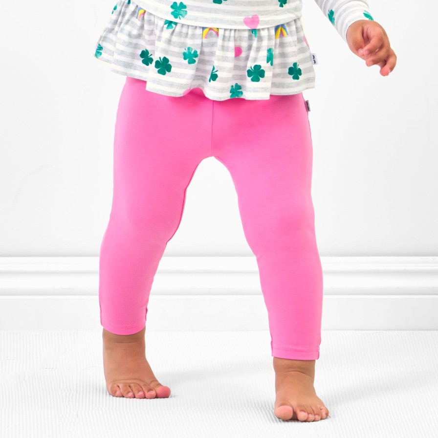 Play Little Sleepies Bottoms | Sweet Pink Legging Main Section