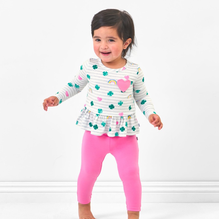 Play Little Sleepies Bottoms | Sweet Pink Legging Main Section